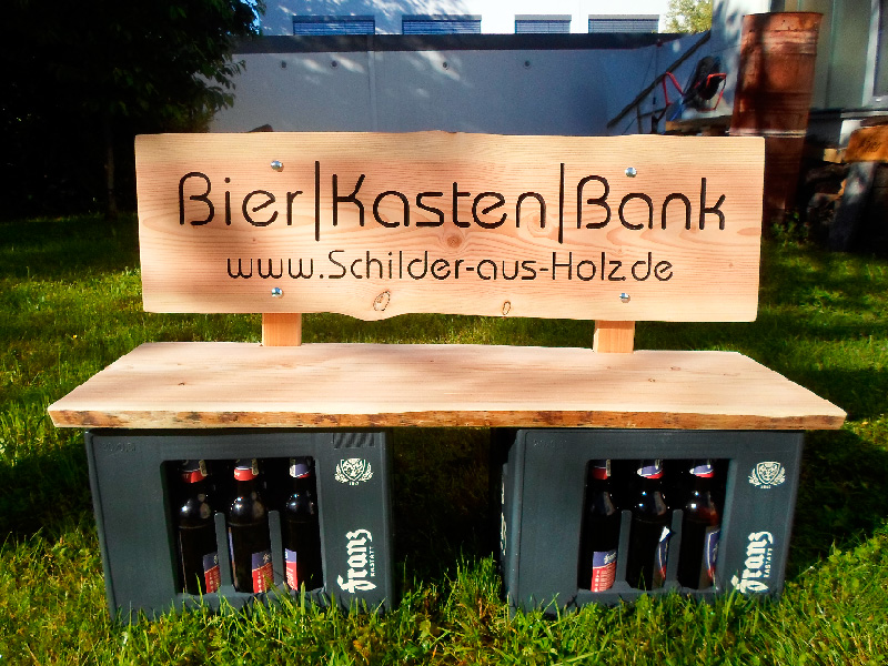 Bierkastenbank