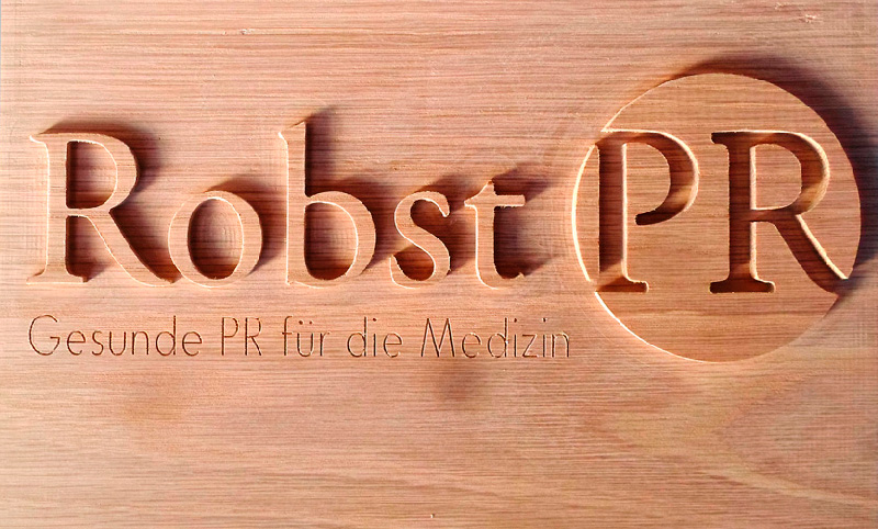 Firmenschild aus Eichenholz,  300 mm x 200 mm x 25 mm