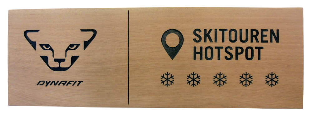 Holzschild aus Eiche, Österreich