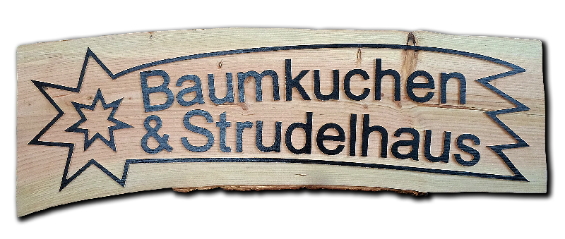 Holzschild für ein Wahlkreisbüro, Eichenholz 2-farbig koloriert.